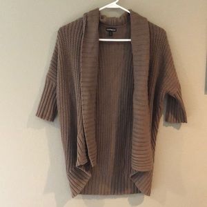Brown heavy cardigan